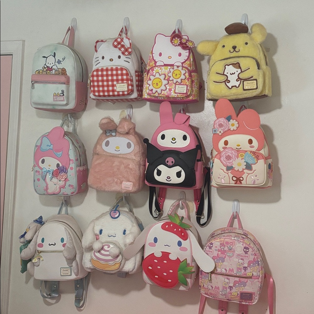 Cute Character Mini Backpacks Collection